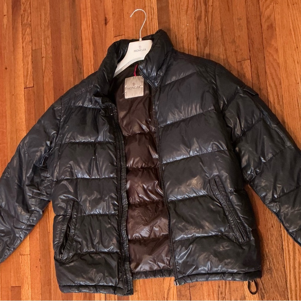 Men’s Moncler Shiny Black Down Jacket